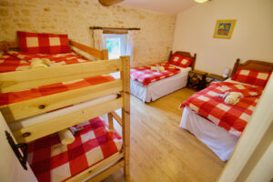 Kids bedroom at Grange Cottage