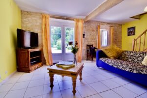 TV area at Stables Cottage