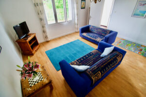 Lounge and TV area